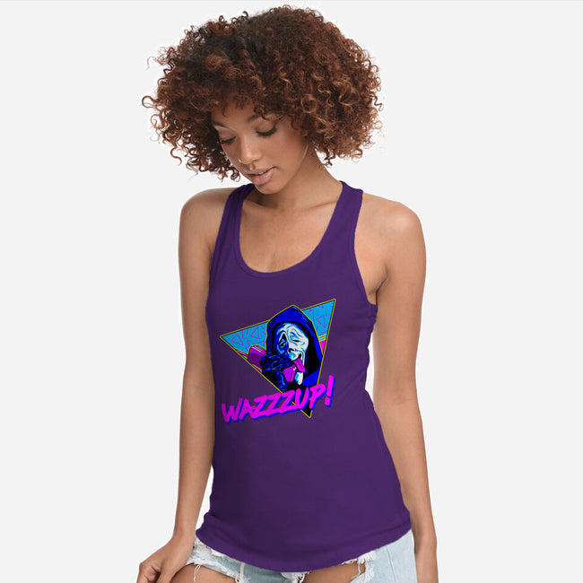 WAZZZUP It's Me-Womens-Racerback-Tank-goodidearyan