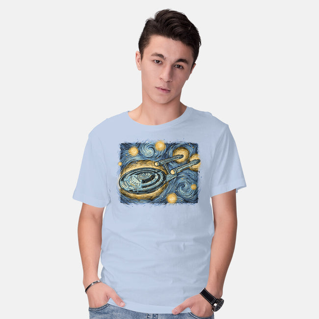 Starry Journey-Mens-Basic-Tee-momma_gorilla