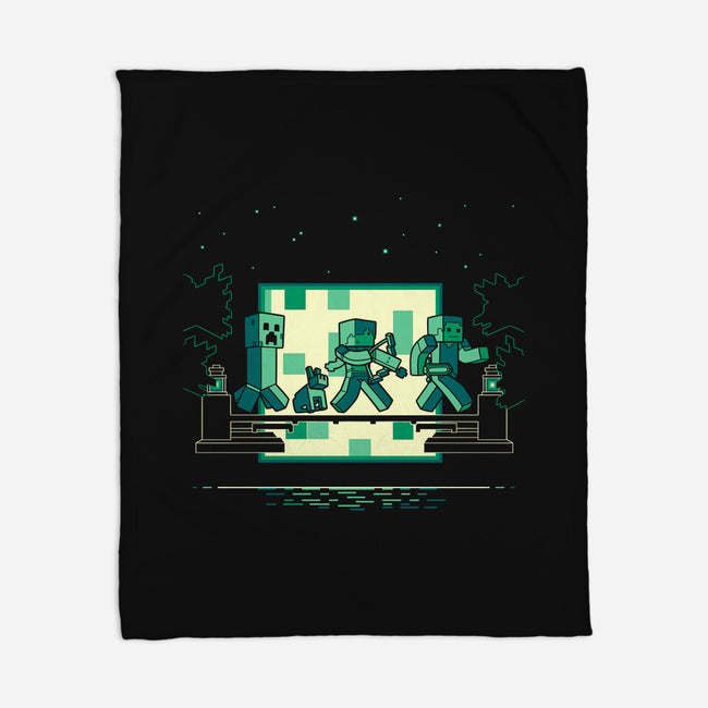 Hakuna Minecrafta-None-Fleece-Blanket-naomori