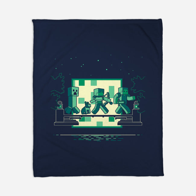 Hakuna Minecrafta-None-Fleece-Blanket-naomori