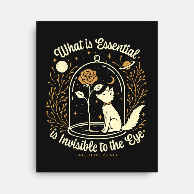 The Rose And The Fox-None-Stretched-Canvas-Popnotic