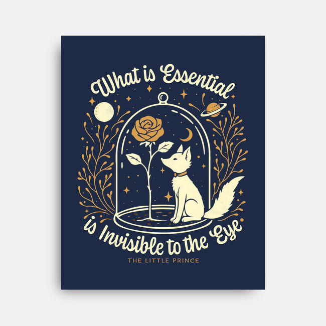 The Rose And The Fox-None-Stretched-Canvas-Popnotic