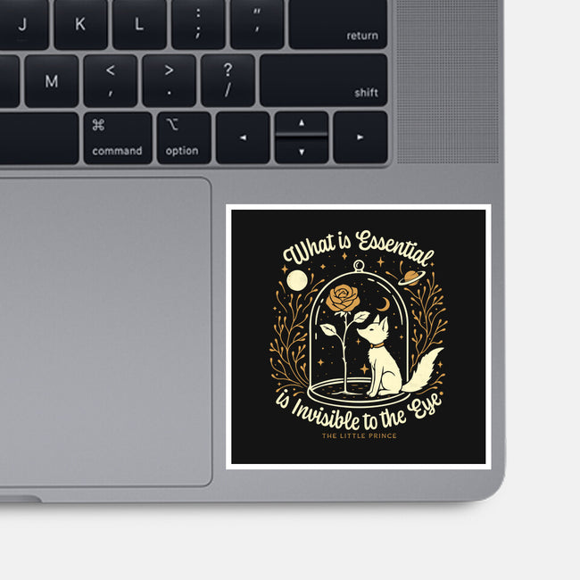 The Rose And The Fox-None-Glossy-Sticker-Popnotic