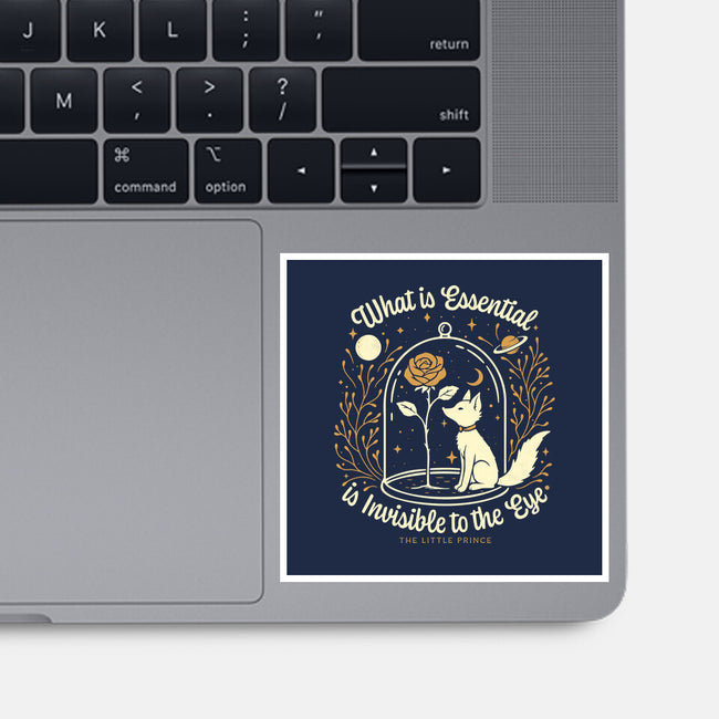 The Rose And The Fox-None-Glossy-Sticker-Popnotic