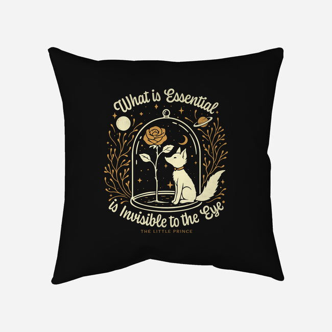 The Rose And The Fox-None-Removable Cover w Insert-Throw Pillow-Popnotic