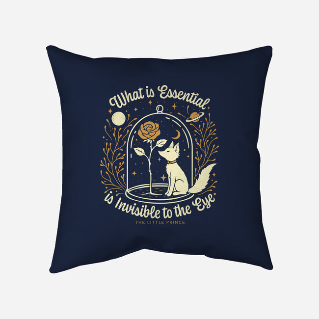 The Rose And The Fox-None-Removable Cover w Insert-Throw Pillow-Popnotic