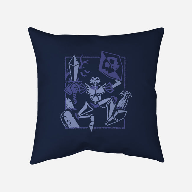 Resurrected Knight-None-Removable Cover w Insert-Throw Pillow-Henrique Torres