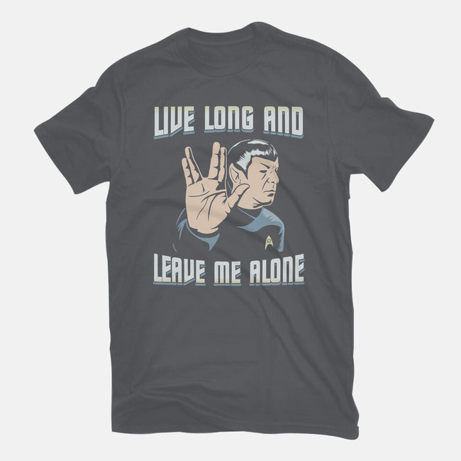 Live Long And Leave Me Alone-Mens-Basic-Tee-NMdesign