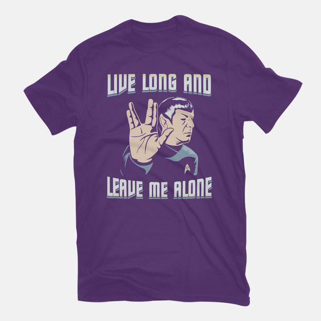 Live Long And Leave Me Alone-Mens-Basic-Tee-NMdesign