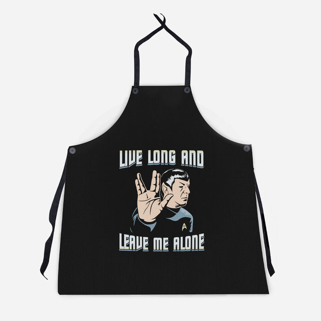 Live Long And Leave Me Alone-Unisex-Kitchen-Apron-NMdesign