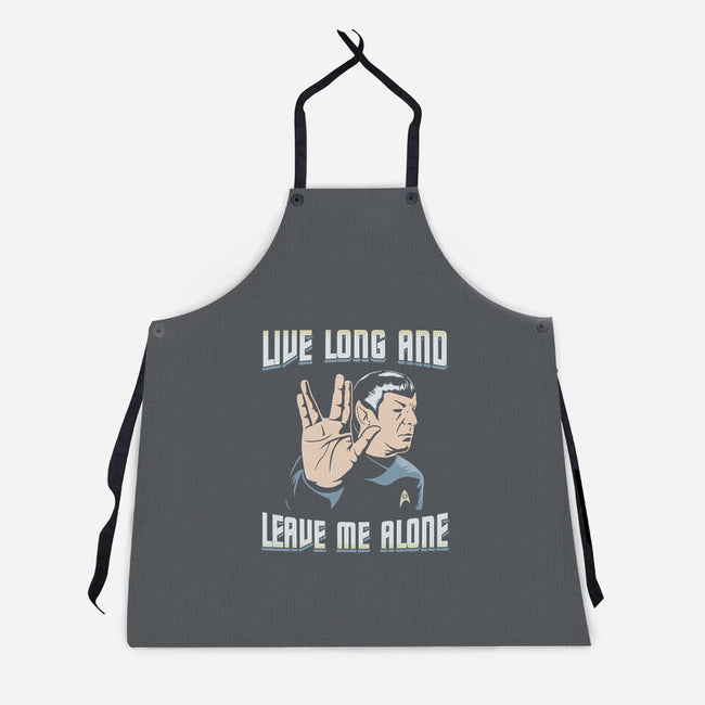 Live Long And Leave Me Alone-Unisex-Kitchen-Apron-NMdesign