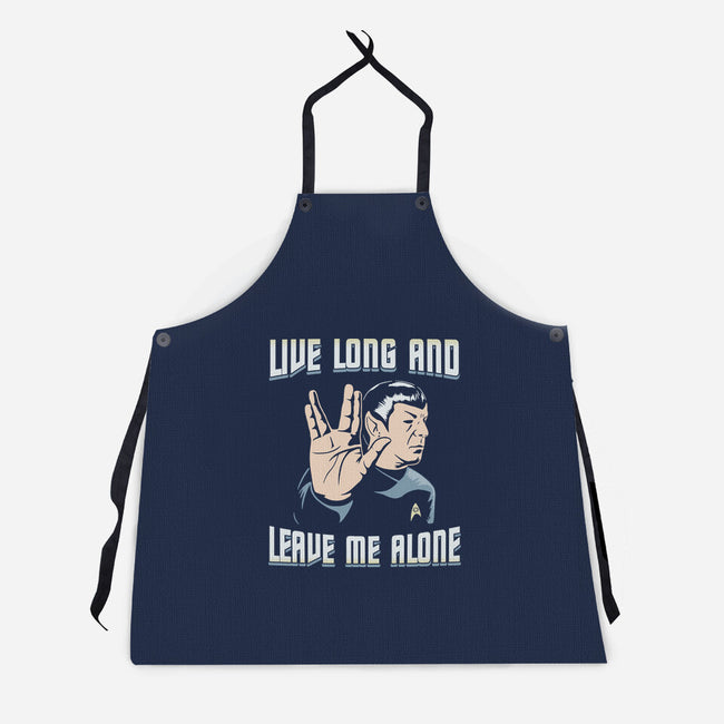 Live Long And Leave Me Alone-Unisex-Kitchen-Apron-NMdesign