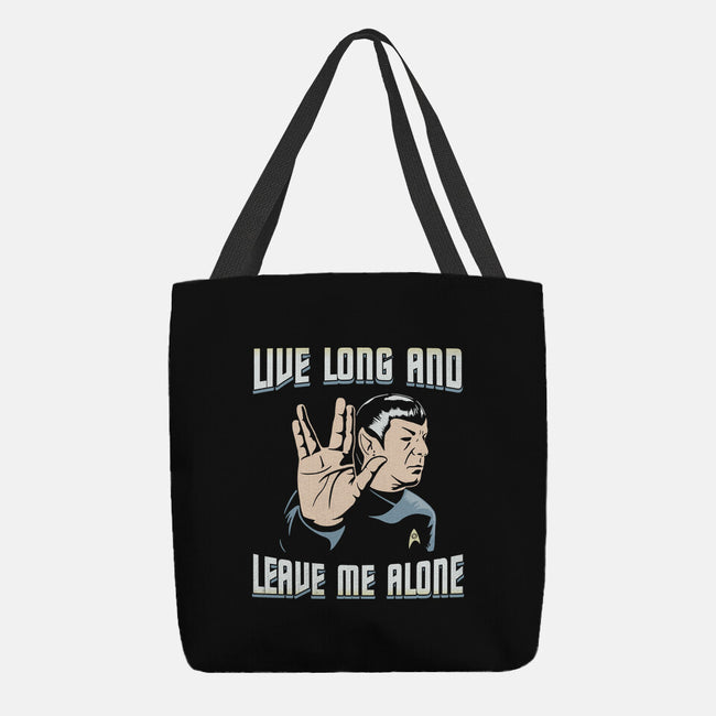 Live Long And Leave Me Alone-None-Basic Tote-Bag-NMdesign