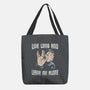Live Long And Leave Me Alone-None-Basic Tote-Bag-NMdesign