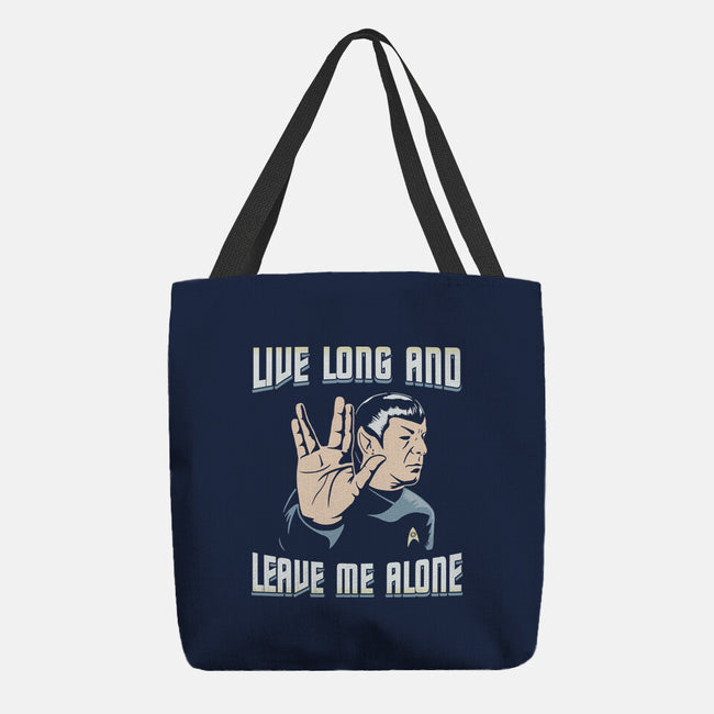 Live Long And Leave Me Alone-None-Basic Tote-Bag-NMdesign