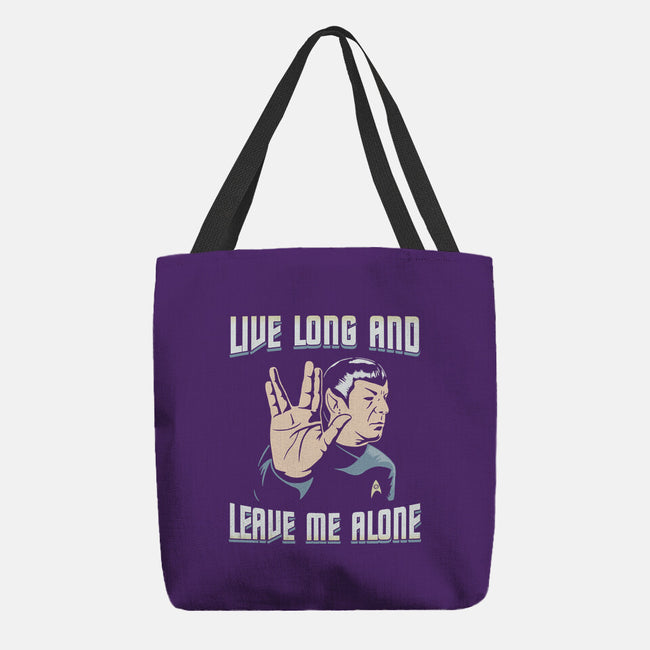 Live Long And Leave Me Alone-None-Basic Tote-Bag-NMdesign