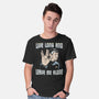 Live Long And Leave Me Alone-Mens-Basic-Tee-NMdesign
