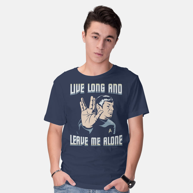 Live Long And Leave Me Alone-Mens-Basic-Tee-NMdesign