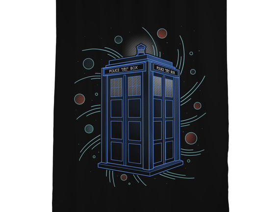 Neon Line-Art Time And Space Box