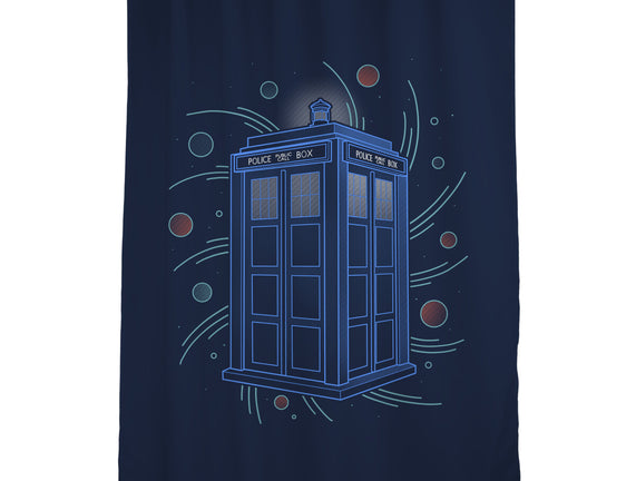 Neon Line-Art Time And Space Box