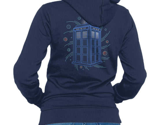 Neon Line-Art Time And Space Box