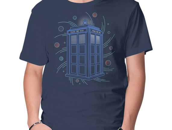 Neon Line-Art Time And Space Box