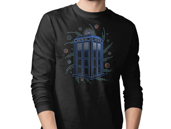 Neon Line-Art Time And Space Box