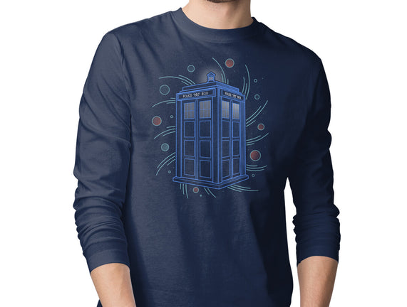 Neon Line-Art Time And Space Box
