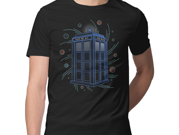 Neon Line-Art Time And Space Box