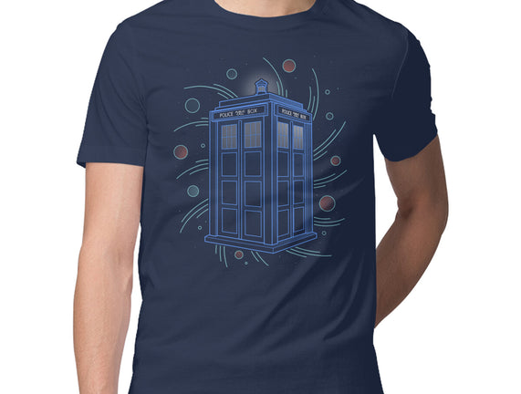 Neon Line-Art Time And Space Box