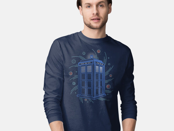 Neon Line-Art Time And Space Box