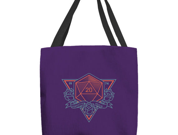 Neon Hipster Critical Dice