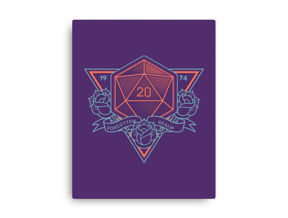Neon Hipster Critical Dice