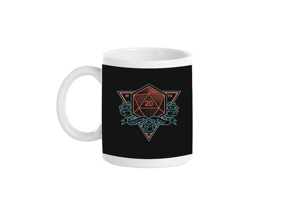 Neon Hipster Critical Dice