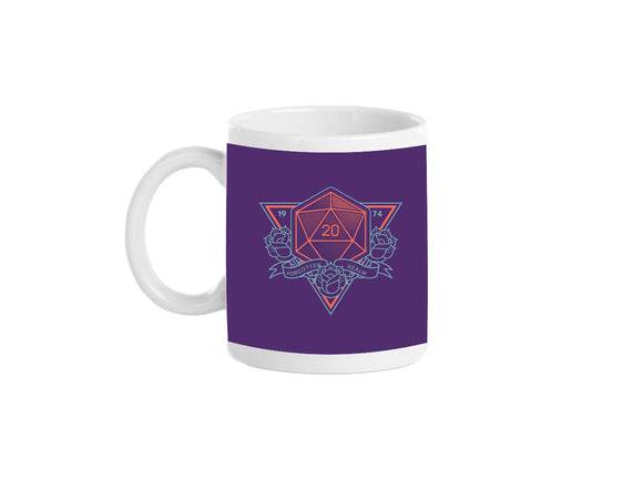 Neon Hipster Critical Dice