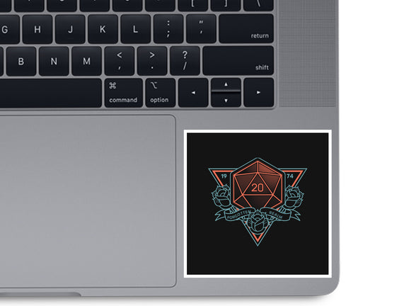 Neon Hipster Critical Dice