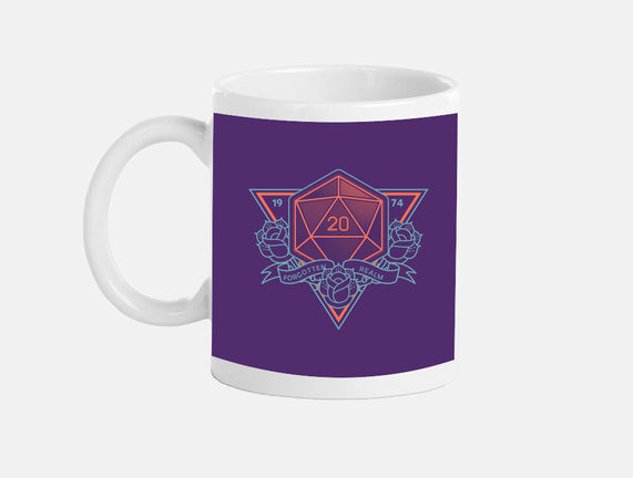 Neon Hipster Critical Dice