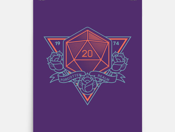 Neon Hipster Critical Dice