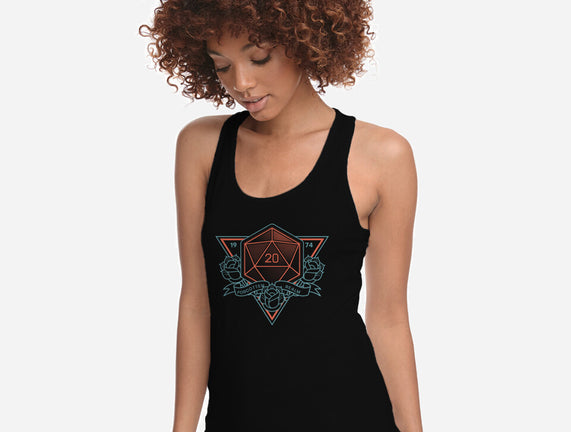 Neon Hipster Critical Dice