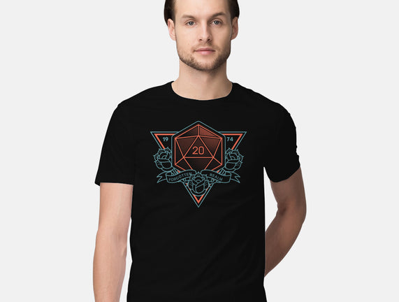 Neon Hipster Critical Dice