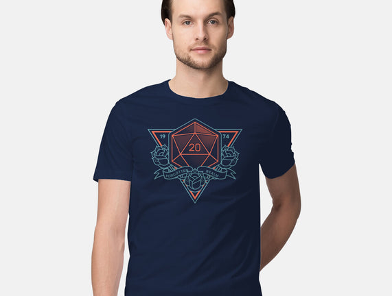 Neon Hipster Critical Dice