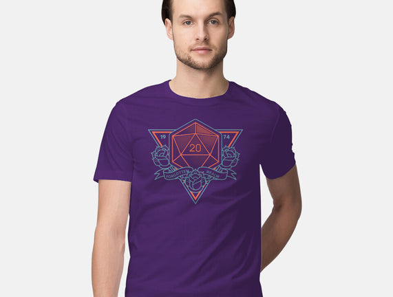 Neon Hipster Critical Dice