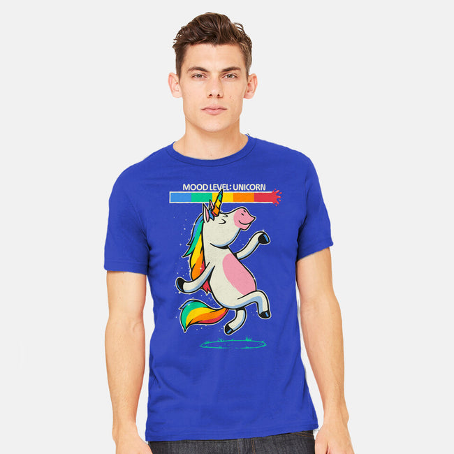 Mood Level Unicorn-Mens-Heavyweight-Tee-Popnotic