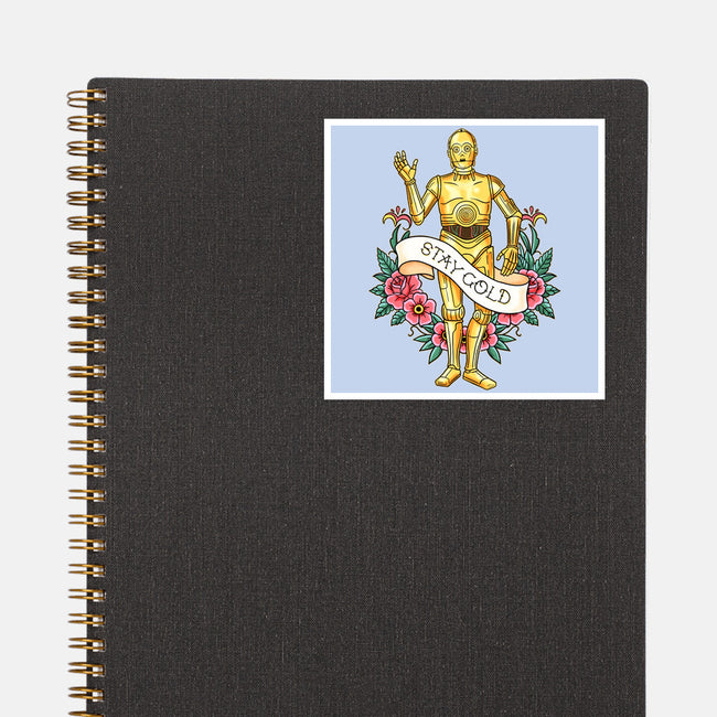 Stay Good Stay Gold-None-Glossy-Sticker-P1yu5h