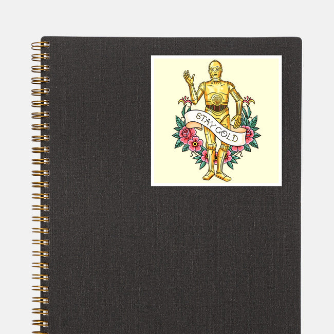 Stay Good Stay Gold-None-Glossy-Sticker-P1yu5h