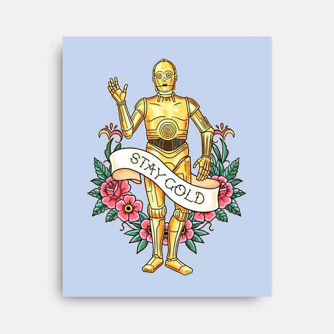 Stay Good Stay Gold-None-Stretched-Canvas-P1yu5h