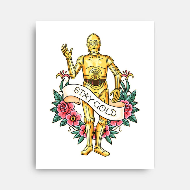 Stay Good Stay Gold-None-Stretched-Canvas-P1yu5h