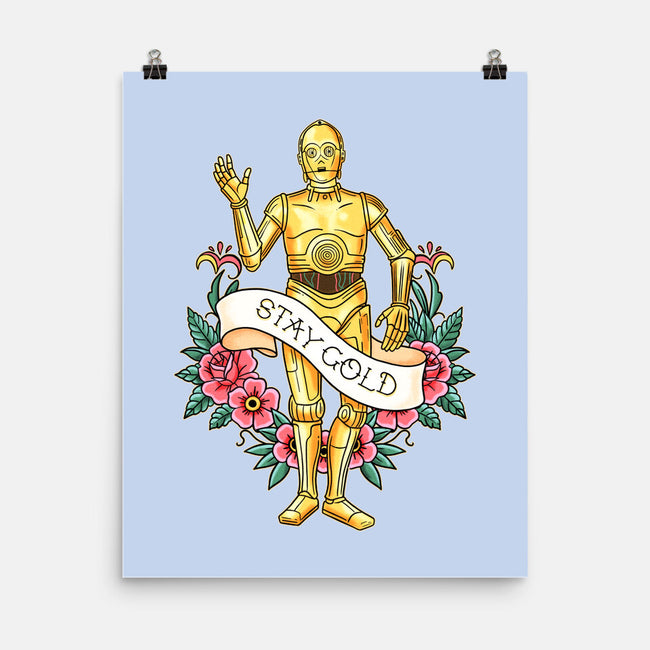 Stay Good Stay Gold-None-Matte-Poster-P1yu5h