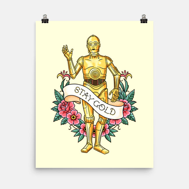 Stay Good Stay Gold-None-Matte-Poster-P1yu5h