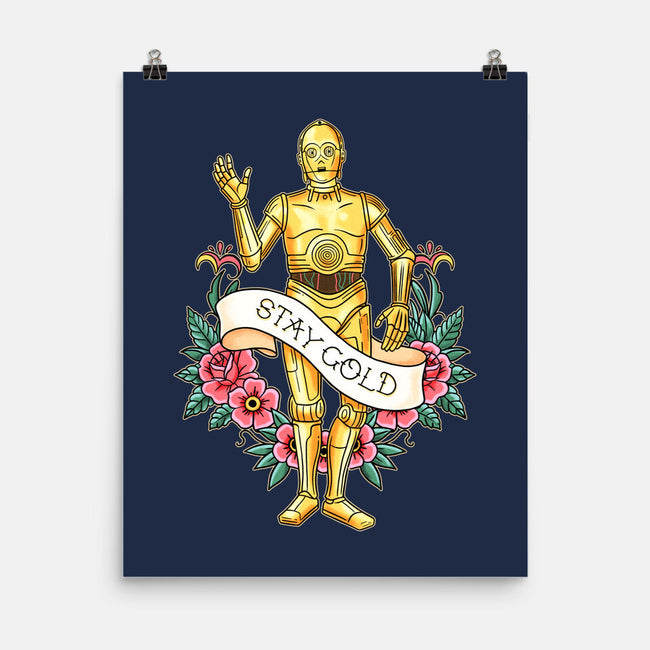 Stay Good Stay Gold-None-Matte-Poster-P1yu5h